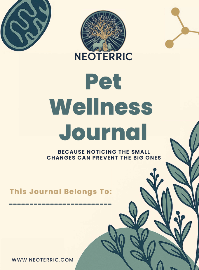 Neoterric Pet Wellness Journal Starter Kit Fillable